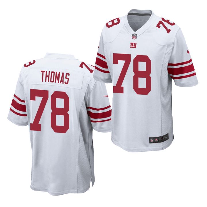 Men New York Giants #78 Andrew Thomas Nike White Game NFL Jersey->new york giants->NFL Jersey